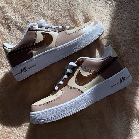 nike air force 1 custom beige|air force 1 particle beige.